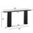 60"  Modern Oval Narrow Console Table-1647675757