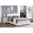 Elegant Transitional White Bed