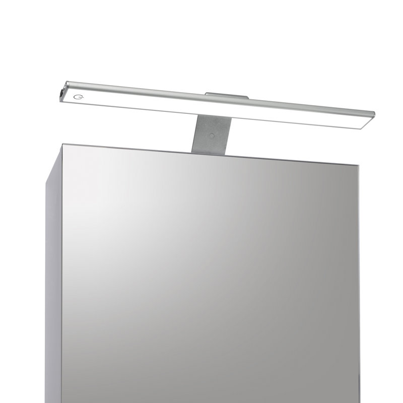 Dimmable LED Vanity Light, Silver