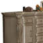  Commode triple 69 po à cinq tiroirs en bois massif et manufacturé 69 po