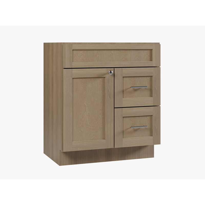 Meuble-lavabo avec tiroir 30 po Disar, Satin