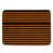 Orange / rayures noires sélectionné