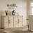 61.7'' W Modern Sideboard Buffet Cabinet with 4 Doors, Adjustable Shelves, Large Storage Cabinet-1241877436