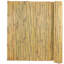 Rouleau de clôture en bambou naturel 6 pi x 8 pi - Panneau de filtrage d'intimité pour le jardin, le patio et la piscine, lattes résistantes aux intempéries traitées avec chaleur et fil antirouille, installation facile et flexible