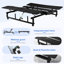Grand lit incliné pour la tête et les pieds, télécommande sans fil, fabrication robuste, fonction zéro gravité réglable à finition noire, télécommande et fabrication stable