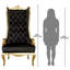 Fauteuil à oreilles Mavro Palazzo