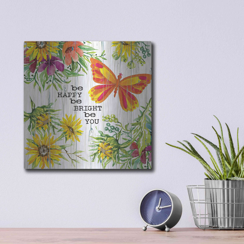 «Be Happy» par Cindy Jacobs, H 12 po x l 12 po