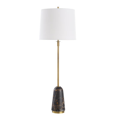 Lampe de buffet en marbre noir Hedgepeth