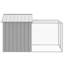 Poulailler avec couloir et grillage Drayten-204680068-204833969