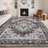 Oriental Machine Washable Area Rugs for Living Room Non-Slip Low Pile Distressed Carpet with Rubber Backing for Bedroom Dining Room Nursey-32360274