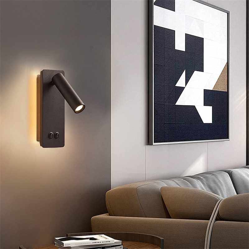 LED Plug-in Spotlight, Black