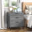 Rhylan 3-drawer Nightstand In Gray
