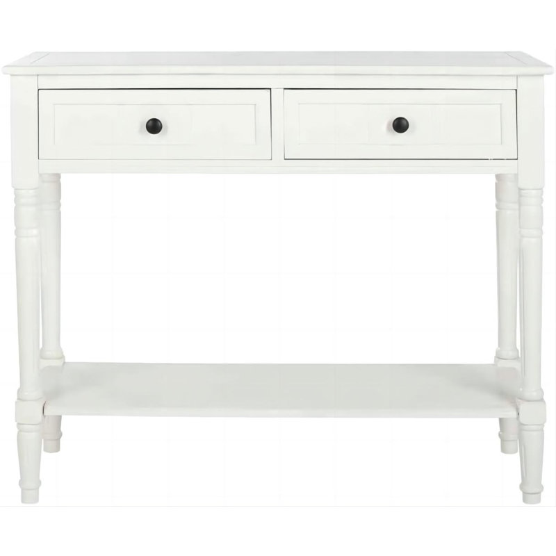 Barnicle Console Table, Distressed Cream