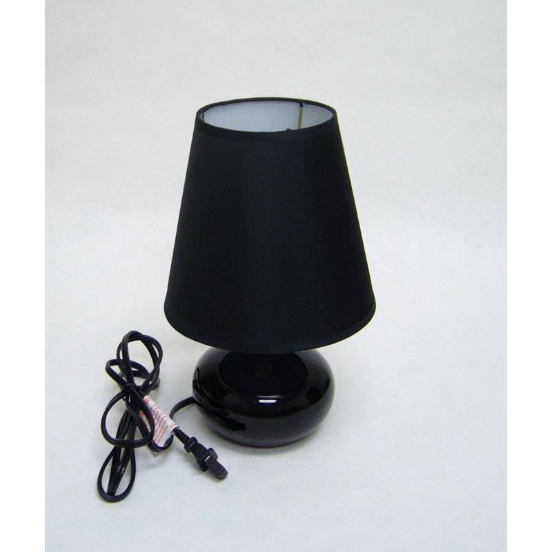 Lampe de table 12 po Leavenworth, Noir