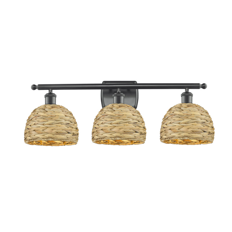 Bacarri 3 - Light Dimmable Vanity Light, Matte Black