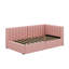 Lit de jour simple tapissier avec 2 tiroirs, support en lattes de bois-453973155