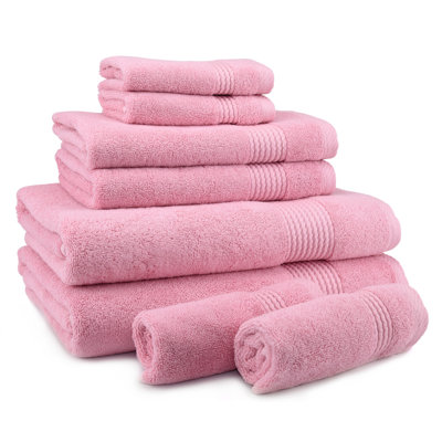 Adlena 8 Piece Turkish Cotton Towel Set