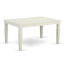 Ensemble de table de salle à manger 5 pièces pour 4 personnes comprenant une table de cuisine rectangulaire avec rallonge papillon et 4 chaises de salle à manger, lin blanc-123097645-134034271-134034272