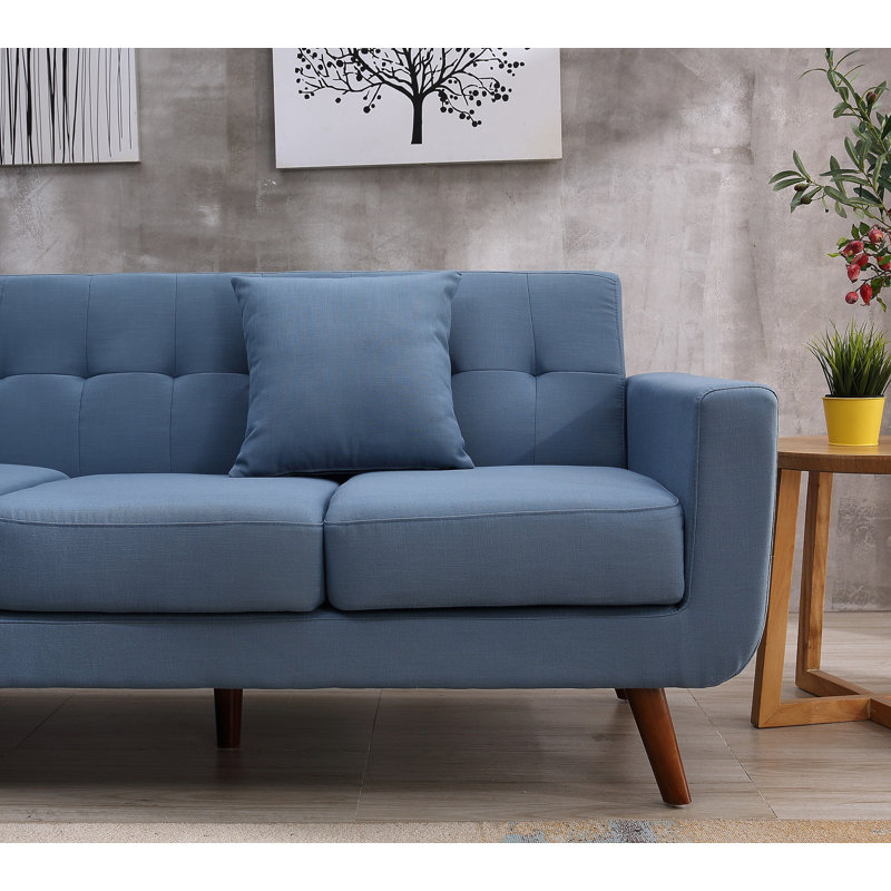Barnet Upholstered Sectional, Paynr's Gray Polyester Blend, Left Hand Facing