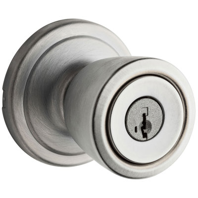 Abbey Keyed Entry Knob featuring SmartKey Security