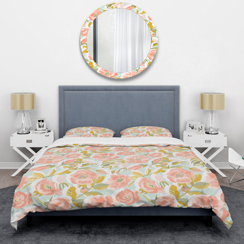 Ensemble de housse de couette Wild Rose Flowers - Cabin & Lodge