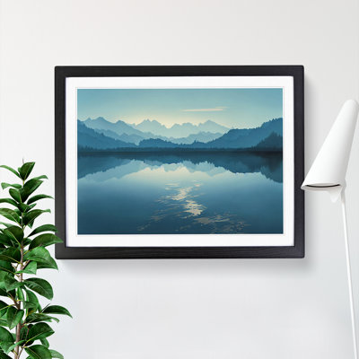 Mountain Lake Reflection Vol.5 - Framed Print