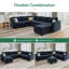 Canapé modulaire en U Tremee-1703681837