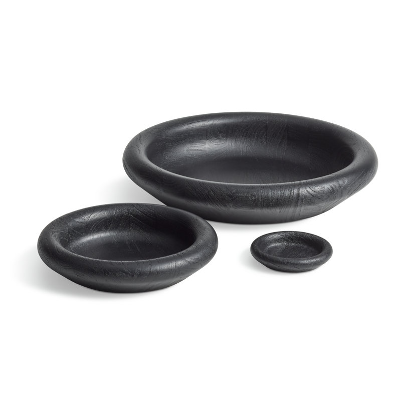Nest Solid Wood Decorative Bowl, 3" H x 18" W x 18" D