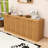 Stylish Wave Design Sideboard Buffet Cabinet with 6-Door Storage and Durable Construction-960122113