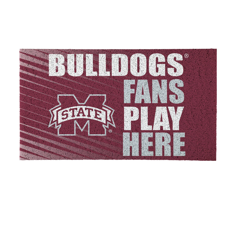 Tapis en PVC de l'Université Mississippi State, 28 po x 16 po