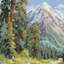 Trousse de point de croix compté en cascade Faraway Mountains par Abris Art AH-334