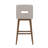 Villeneuve Wood Upholstered Key Back Adjustable Swivel Stool-1758003214