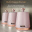 Tower Cavaletto Pieces of 3 Storage Canisters for Tea/ Coffee/ Sugar, Steel-57871137