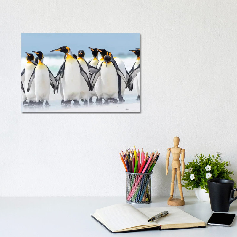 King Penguin, Falkland Islands. by Martin Zwick - Wrapped Canvas Print, 20.32 cm H x 30.48 cm W