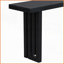 U_STYLE Table basse en placage de chêne avec formes latérales uniques - plateau spacieux pour le salon et amp; Hall d'entrée, assemblage facile-1726082052