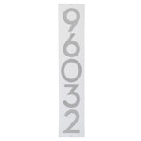 Floating Modern 4" Number Vertical Address Plaque (5 Digits)