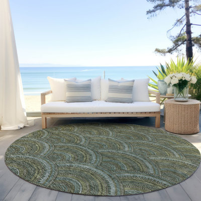 Chantille Washable Geometric Indoor / Outdoor Rug