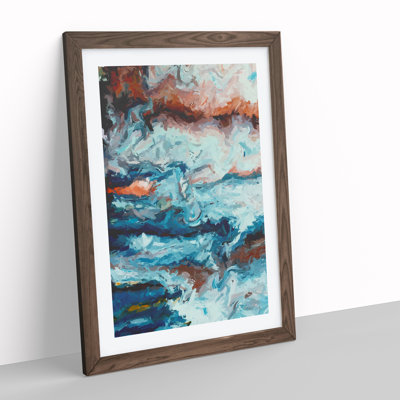Dominant One Abstract - Framed Print