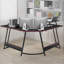 Vanesa 120cm L-Shape Computer Desk Metal Base Corner Gaming Desk Large PC Writing Table-600198825-557287269