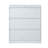 File Cabinet 3 Drawer, White Filing Cabinet With Lock, Lockable File Cabinet, Locking Metal File Cabinet For Legal/Letter/A4/F4 Size-891085680