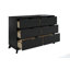 Commode double en bois massif 6 tiroirs Marialana-92991905