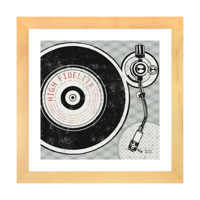 " Vintage Analog Record Player " by Michael Mullan
