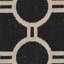 Tapis intérieur / extérieur noir / beige à motif géométrique Arneshia-20794314
