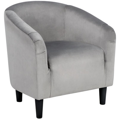 Robeson 28" Wide Velvet Barrel Chair