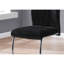 De 2 chaises de salle à manger contemporaines, revêtues de velours noir, base en métal, hauteur de 39 po pour cadre de cuisine robuste, hauteur, décoration de pièce moderne