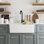 Évier de cuisine à tablier simple avec grille d'évier et grille panier Perch L 24 po x l 16 po