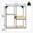 12.2'' W Metal Shelving Unit