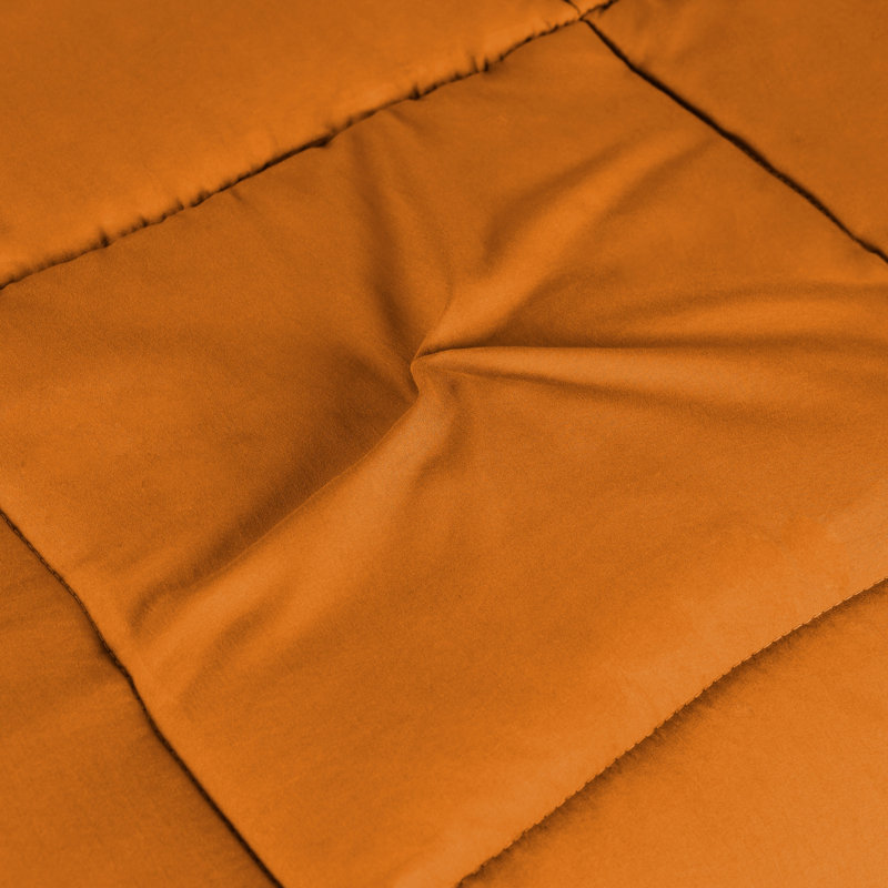 Dusty Orange Reversible Down Alternative Microfiber Comforter