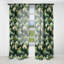 Green Forest Pattern I - Floral Curtain - Velvet Room Darkening - 1 panel-107575097