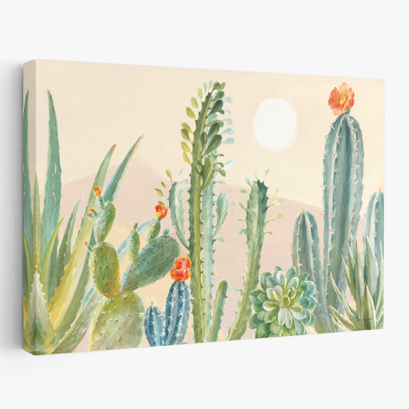 Agave et aloès, serre du désert, art, H 16 po x l 24 po